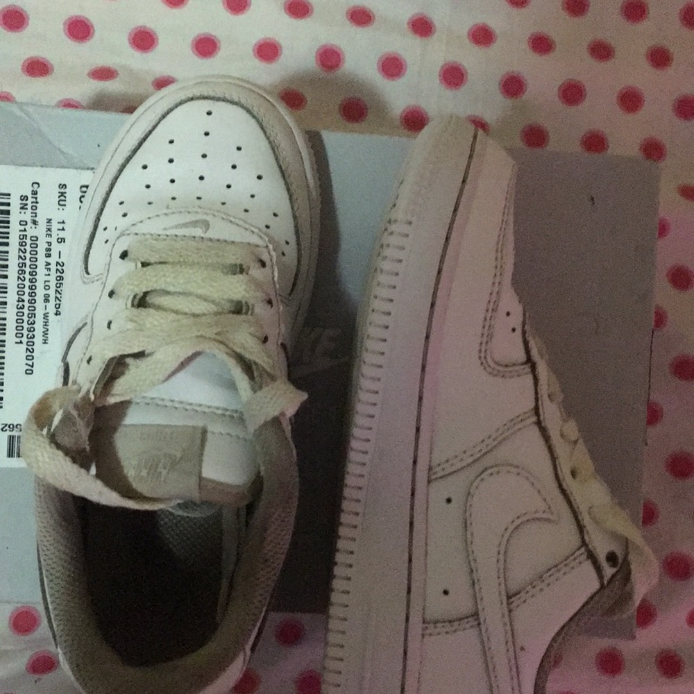 White Air Force ones
